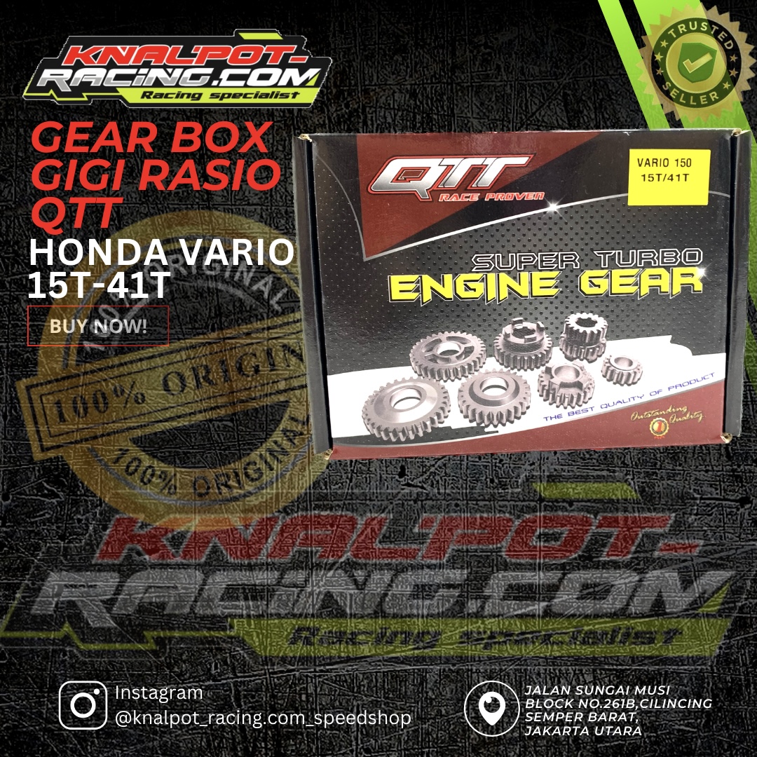 GEAR BOX GIGI RASIO QTT HONDA VARIO 15-41 QTT